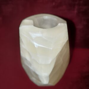 2006 gyertyatartó onix márvány 8x5 cm